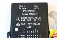 Mercedes Benz W638 Vito Steuergerät Temperaturregler A6385451032 5HB00740602